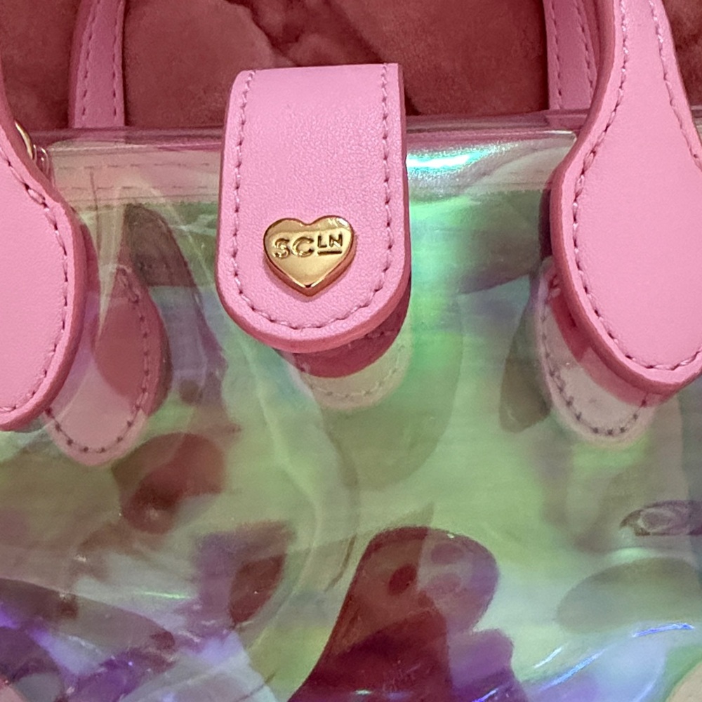 Stoney Clover Lane Pouchette Crossbody Bag 01 in Pink Iridescent - Picture 3 of 7
